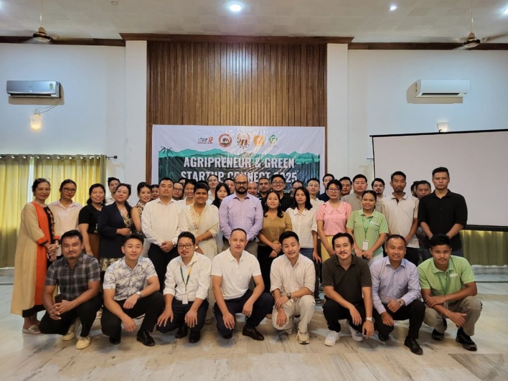 Resource persons and participants during the Agripreneur & Green Startup Connect 2025, held at Hotel Acacia, Dimapur on September 9.